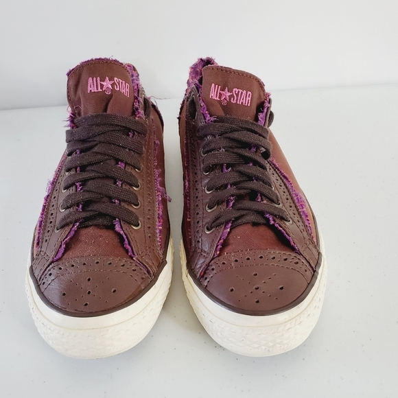 Converse Lord Francis Rubberbottom Sneaker Size M9.5 W11.5 Unisex Wingtip Frayed - Picture 9 of 15